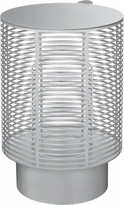 Produktbild von blomus GmbH OLEA Outdoor Laterne silver medium 26 cm