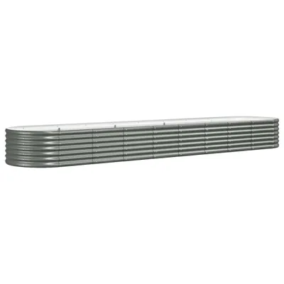 Produktbild von vidaXL Hochbeet Verzinkter Stahl 368x80x36 cm Grau