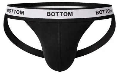 Produktbild von Barcode Berlin - Herren Unterwäsche - Jockstrap BOTTOM Black-White - 1x Größe S