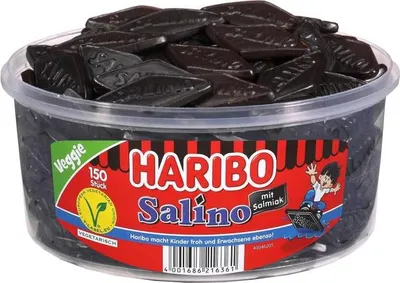 Produktbild von Haribo Salino Lakritz mit Salmiak 1200g Veggie