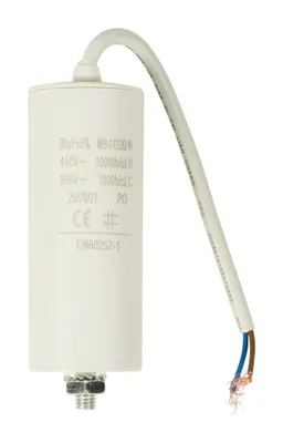 Produktbild von Nedis Kondensator - 20 uF - 450 V - Faston + Cable - 1 Stück