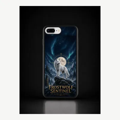 Zdjęcie produktu dla Etui na iPhone 7 / 8 Plus, pokrowiec ochronny z motywem Frostwolf – LUNØIR ©