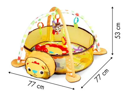 Produktbild von ECOTOYS Spieldecke mit Laufstall Lion