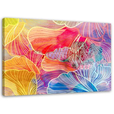 Immagine prodotto di Quadro su tela Energia dei colori 60x40 cm Feeby Quadro murale a colori pronto per essere appeso