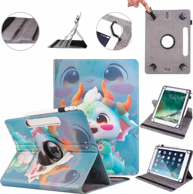 Image de Pour Xiaomi Redmi Pad 2 / SE 11 pouces, étui pour tablette à 360 degrés avec motif, en simili cuir