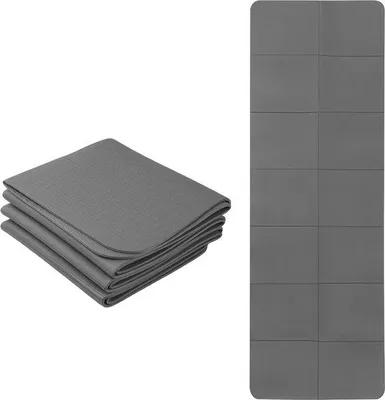 Image de Tapis de yoga antidérapant 5 mm en TPE, 183 x 61 cm, pour le fitness et le Pilates