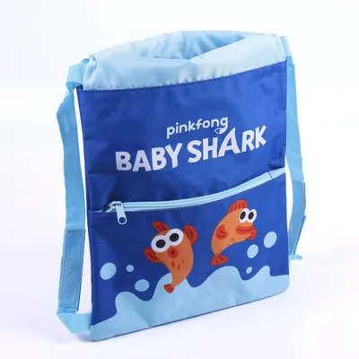 Produktbild von Baby Shark Leichter Schuhbeutel-Rucksack