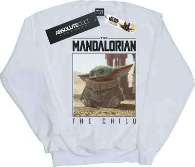 Produktbild von Star Wars - "The Mandalorian The Child" Sweatshirt für Herren BI46498 (XXL) (Weiß)
