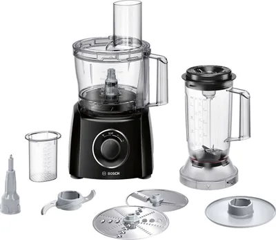 Zdjęcie produktu dla Bosch MCM3201B, 2,3 l, Czarny, Przezroczysty, obrotowy, 1 l, Plastik, 800 W