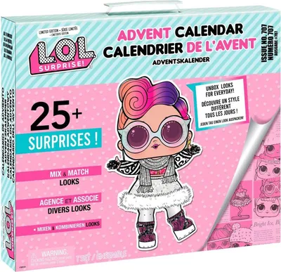 Produktbild von L.O.L. Surprise! Advent Calendar, Mini-Puppe, Weiblich, 4 Jahr(e), Junge/Mädchen, 76 mm, Mehrfarbig