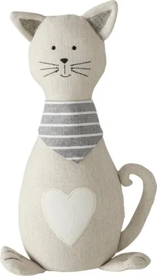 Obrázek produktu pro Stoper na dveře Minka, ve tvaru kočky, 32 x 11 x 18 cm