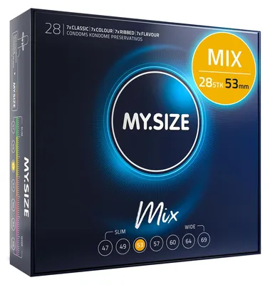 Zdjęcie produktu dla MY.SIZE Mix 53 mm Condome - 28 Stück