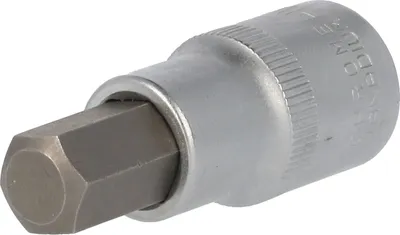 Produktbild von 1/2" Innensechskant Bit-Stecknuss, 55 mm lang, 12 mm