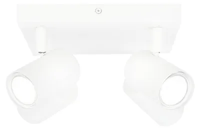 Image de Ledvion Spot LED Plafond Blanc 4 spot Carre GU10 3W blanc froid