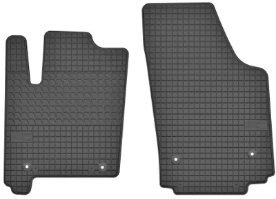 Imagen del producto de Alfombrillas de goma delanteras para Opel Meriva A 2002-2010 (monovolumen) – juego de 2 piezas, negras, a medida