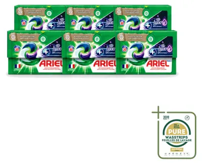 Produktbild von 6 x Ariel All-in-1 Pods Touch of Lenor Unstoppables Waschmittelkapseln - Vorratspackung - 6 Stücke