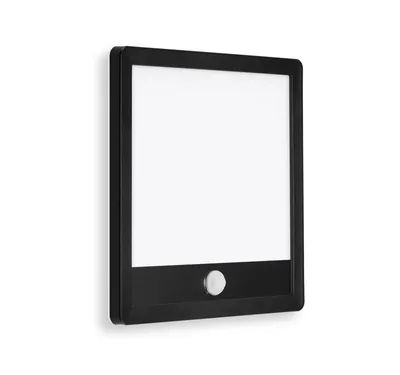 Produktbild von Telefunken LED Außenleuchte Wandlampe Genua Schwarz IP44 15W 2000lm Neutralweiß 4000K Backlight Bewegungsmelder