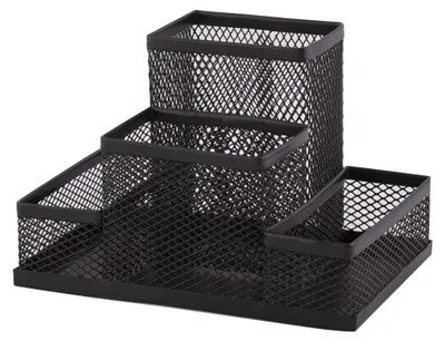 Produktbild von D.RECT Stiftehalter Schreibtisch - Büro Organizer aus Metall - Tisch Organizer,