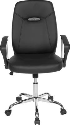 Produktbild von Bürostuhl >Leevi< ergonomisch, Wippmechanik, in schwarz - 54x100x54cm (BxHxT)