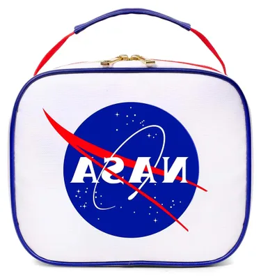 Produktbild von NASA Lunch Tasche mit Reißverschluss in Weiß