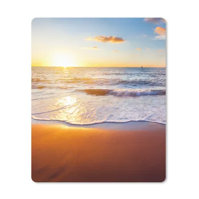 Produktbild von MuchoWow® Mauspad Mousepad Strand - Meer - Sonne - Horizont 19x23 cm - Mousepads - Maus Mat - Pad - Mausunterlage - Mauspads - Spielen