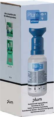 Zdjęcie produktu dla Butelka do płukania oczu pH Neutral 200ml 3 lata (nieotwarta butelka) DIN EN15154-4 Śliwka