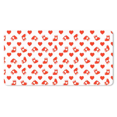 Produktbild von MuchoWow® Mauspad Mousepad Weihnachten - Muster - Valentinstag 60x30 cm - Mousepads - Maus Mat - Pad - Mausunterlage - Nachhaltig