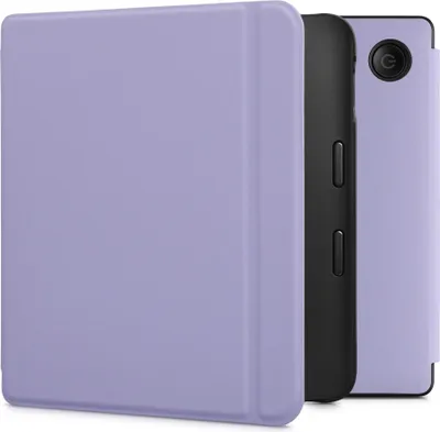 Produktbild von kwmobile Klapphülle kompatibel mit Kobo Libra 2 Hülle - eReader Case aus Kunstleder - Cover - Lavendel