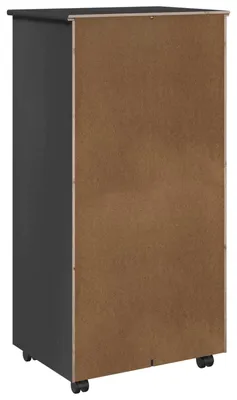 Obrázek produktu pro Kolejová skříň Šedá 53 x 39 x 103 cm Masivní borovicové dřevo