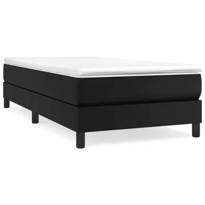 Produktbild von vidaXL Boxspringbettgestell Schwarz 100x200 cm Kunstleder