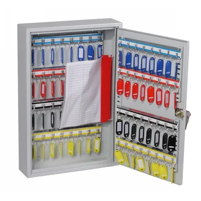 Zdjęcie produktu dla Phoenix Safe Co. KC0602K, Szary, 64 hak., Klucz, 300 x 80 x 450 mm