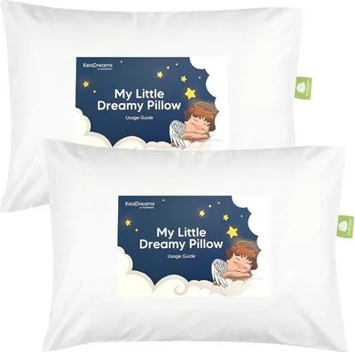 Produktbild von Famanu Kinderkopfkissen Set, 33 x 46 cm, waschbar, aus biologischer Baumwolle