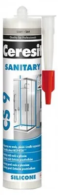 Obrázek produktu pro Sanitární silikon Ceresit CS 9, čirý, 280 ml