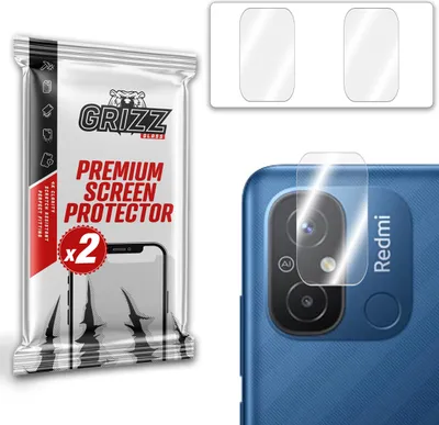Produktbild von Glas für die Kamera GrizzGlass HybridGlass Kamera für Xiaomi Redmi 12C