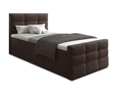 Produktbild von AX LIVING Bett mit Bettkasten 80x200 cm Argentaro Boxspringbett braun