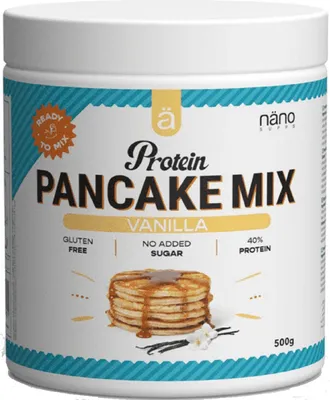 Produktbild von NanoSupps Protein Pancake Mix (500g) Vanilla - Funktionelle Lebensmittel - Eiweißhaltige Lebensmittel