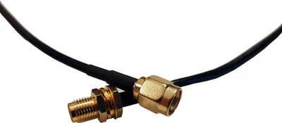 Produktbild von Verlängerung RG174 SMA-M/SMA-F 20cm
