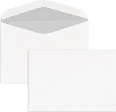 Produktbild von Kuvertierhüllen 125x176mm (DIN B6) 80g/qm gummiert VE=1000 Stück weiß