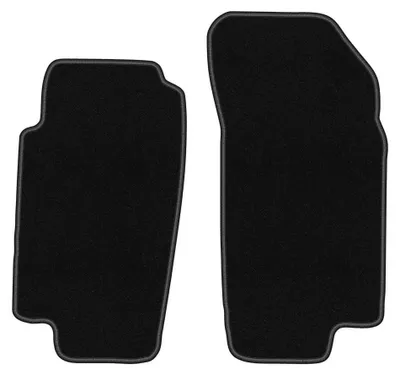 Productafbeelding van Velours voormatten voor Ford Scorpio MK2 1994-1998 (stationwagen/sedan) – 2-delig, zwart, op maat – Wielganizator BASIC