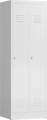 Produktbild von Spind, Spindschrank, Kleiderspind 2 Abteile,180x59x50cm, signalweiß