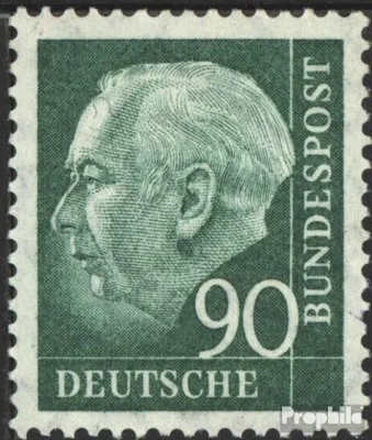 Produktbild von Briefmarken BRD (BR.Deutschland) 1957 Mi 265x v, geriffelte Gummierung postfrisch Bundespräsident Heuss (II)