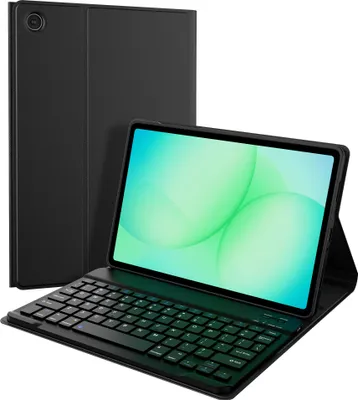Productafbeelding van Accezz Bluetooth Keyboard Bookcase voor de Samsung Galaxy Tab A11 Plus - QWERTY / NL - Zwart