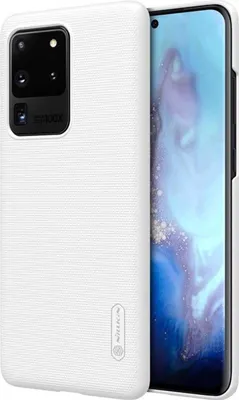 Produktbild von Nillkin, Hülle Galaxy S20 Ultra Super Frosted Shield Qi, Weiß