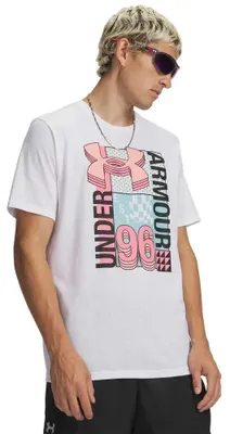 Produktbild von Under Armour Ua M Logo Collage Ss - white, Größe:L