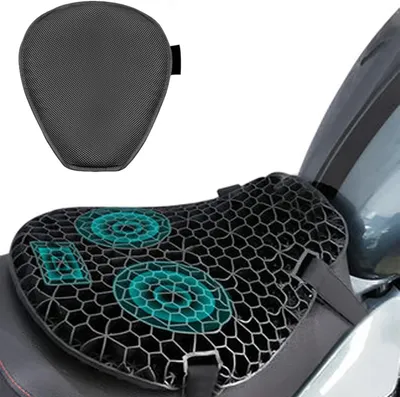 Produktbild von Gel Sitzkissen für Motorradfahrer, Faltbar und Stoßdämpfend