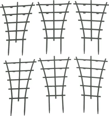 Produktbild von 6 -pcs -Indoor -Pflanzen -Gitter hohe kleine, stapelbare Plastikstütze für das Klettern auf Topfpflanzen