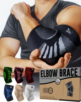 Immagine prodotto di Solidchoice - Fascia compressiva per il gomito, ideale per il recupero e il supporto
