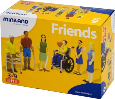 Zdjęcie produktu dla Zestaw 6 figurek dla osób niepełnosprawnych - Miniland