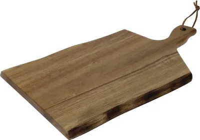 Immagine prodotto di Tagliere Olympia, in legno di acacia, a forma ondulata, 30,5 x 21,5 cm