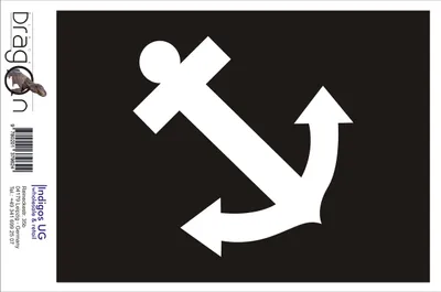 Produktbild von Aufkleber / Autoaufkleber - JDM / Die cut / Auto / OEM - Anker - 120x120 mm gelb - Heckscheibe / Heckscheibenaufkleber